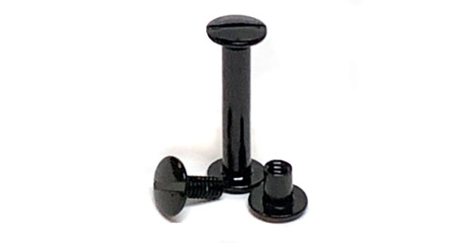 Black Aluminum Screw Posts