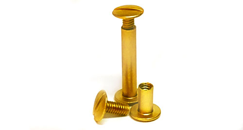 Gold Aluminum Screw Posts