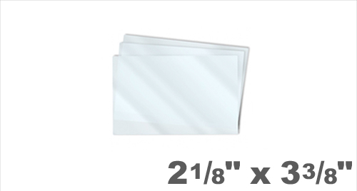 Credit Card Laminating Pouches 2-1/8