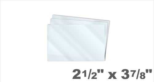 Key Card Laminating Pouches 2-1/2