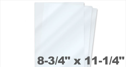 Mini-Letter Size Lamination Pouches 8.75