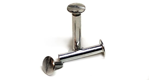 Silver Aluminum Screw Posts