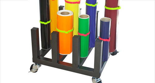 Vinyl Roll & Lamination Storage Racks