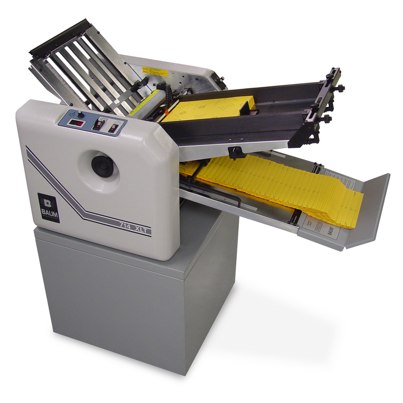 Baum 714XLT Paper Folder Air/Vacuum-feed, Manual Setup