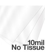 8.5" x 11" Clear Covers - Heavy 10 mil Square Corners (100/bundle) No Tissue - 033021NTAA
