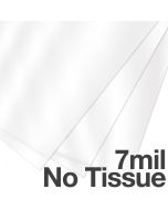 8.75" x 11.25" Clear Covers - Med 7 mil Rounded Corners - (100/bundle) No Tissue - 033027NTDD