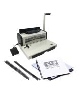 Manual Spiral Coil Punch and Electric Coil Inserter - Binding Starter Kit