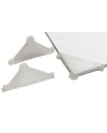 Plastic Corner Protectors 4mm for 3/16" Foamcore (250 ea.) - 006240 (PCORNER)