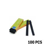 Wide Powis Parker Fastback Super Strips - 11" length - BLACK ONLY - 1 Box of 100 Strips