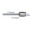 1/2" - Style A - Challenge JO & JF / Lassco / Spinnit - 2" Drill Bit (1 ea.) - 2090 / CD-8 / CHA-500.350