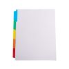 Single-Reverse Collated 1/5 Copier Tabs, Rainbow Color Mylar (No Punch) 250 sets - 1,250 sheets - 103231CLRS