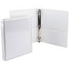 1/2" Capacity White Overlay Binders - Round Ring (12 pc.)