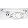 30" Fiberglass Boulevard Banner Pole Mounting Kit - White - AS30