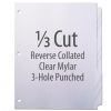 Single-Reverse Collated, Clear Mylar (3-Hole) 420 sets