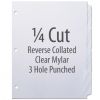 Single-Reverse Collated, Clear Mylar (3-Hole) 315 sets - 103228TTAB
