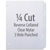 Single-Reverse Collated, Clear Mylar (3-Hole) 315 sets - 103228TTAB