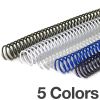 18-mm (11/16-inch) Binding Coils - 5:1 Pitch   (100/box - up to 160 sheets) - 335118