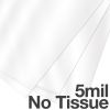 8.5" x 11" Clear Covers - 5 mil Square Corners (100 ea.) No Tissue - 033025NTAA