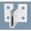 Sooper U Bracket UBA4025 for 1/4" Board Corners - White Aluminum (1 ea.) - UBA4025