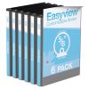 Easyview Premium Round Ring Binders 6 Pack