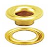 #2 Brass Self-Piercing Grommets - 3/8" (500 Sets) - #2SPG / #2SPW