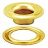 #3 Brass Self-Piercing Grommets - 7/16" (500 Sets) - SPG-W-3B
