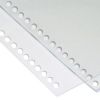 Clear Gloss 8 ½" x 11" Covers with 44 Oval Holes for Coil, 5 Mil, Square Corners, 4:1 Pitch (0.2475), No Tissue (100pk) - 033025NT44O