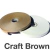 Paper Banding Tape Rolls: Craft Brown Color 1.18" x 500' (40 Rolls)