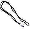 Lanyards - 1/8" Round Woven w/Bulldog Clip (100/pack)