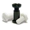 1-1/4" Plastic Screw Posts (100 sets) White - 24WHITE114