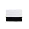 Plastic Squeegee with Felt Edge - White - 4" - SQU-W