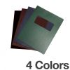 8.5" x 11" Composition Vinyl Window Covers - Square Corners w/ Window (100 front covers only) - 03206WAA