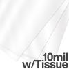 11" x 17" Clear Covers - Heavy 10 mil Square Corners w/ Tissue Separators - (100/bundle) - 033021HHCL