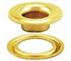 #2 Brass Self-Piercing Grommets - 3/8" (500 Sets) - #2SPG / #2SPW