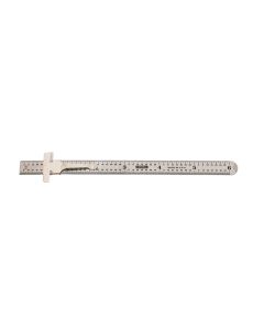 General Tools 300/1 6-Inch Flex Precision Stainless Steel Ruler, Chrome