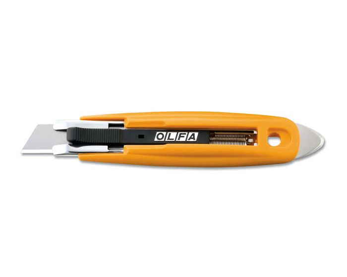 Self Retracting Safety Knife w/Tape Slitter