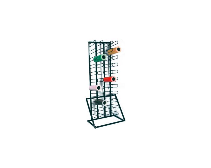 Standing Vinyl Storage Rack - 44 Rolls