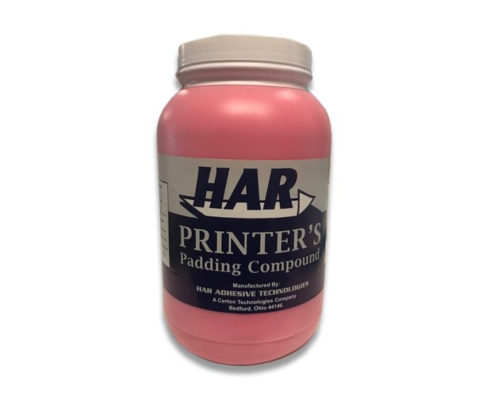 HAR Printer's Padding Compound For Making Note Pads Red (Gallon) PAGR