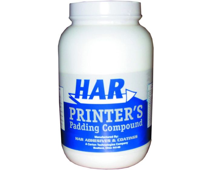 HAR Printer's Padding Compound - For Making Note Pads - White (Quart) -  PA-QW