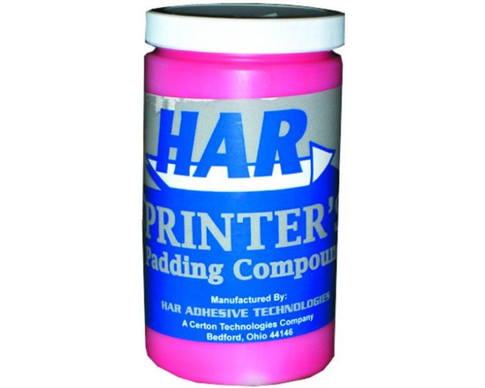 HAR Printer's Padding Compound - For Making Notepads - Red (Quart) - PA-QR