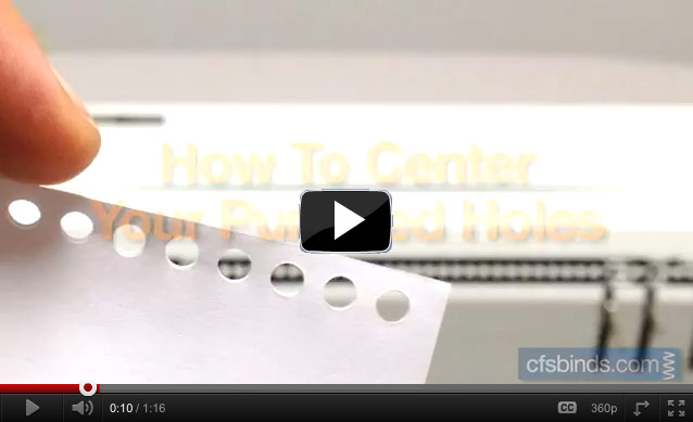 How To Perfectly Center Your Punched Holes Every Time