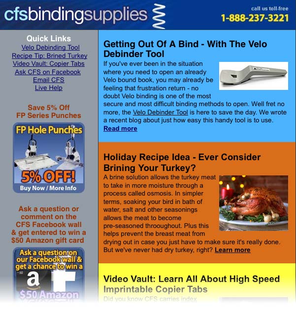 Mid Nov 2012 Newsletter - click to read