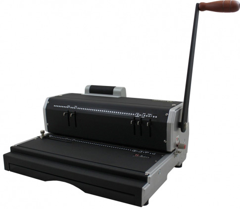 The CoilMac-ER features a built-in electric coil inserting roller