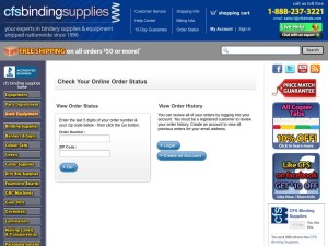 New Order Status feature - click to see a sample.