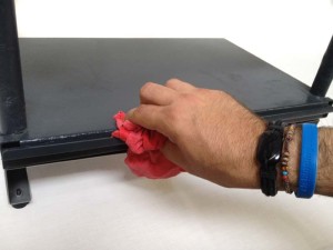 how to keep your padding press clean