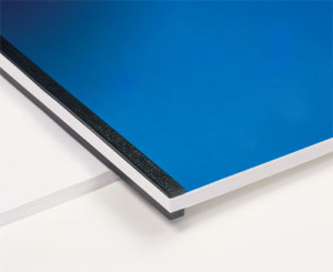 velo bound books are secure and easy to stack