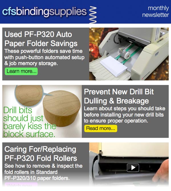 December 2015 CFS Newsletter - click to read