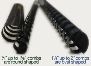 plastic-binding-comb-shapes