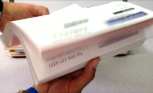 gluing carbonless NCR forms