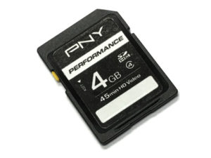 An extra SD memory card keeps your camera always ready